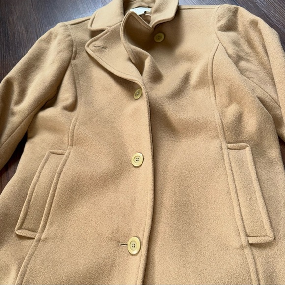 LL Bean Vintage Lambs Wool Coat Size 10 - Picture 2 of 16